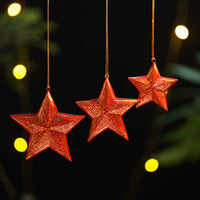 Star - Kashmir Handpainted Christmas Decor Ornament 19