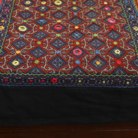 Multicolor - Ajrakh Print Patchwork Double Tagai Kantha Bed Cover 63