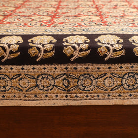Pedana Hand Block Kalamkari Print Single Bedsheet (90 x 60 in) 11