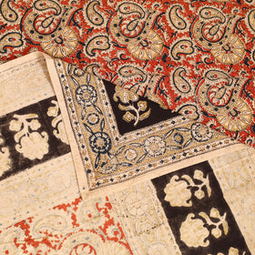 Pedana Hand Block Kalamkari Print Single Bedsheet (90 x 60 in) 11