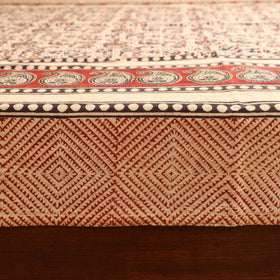 Pedana Hand Block Kalamkari Print Single Bedsheet (90 x 60 in) 13