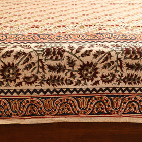 Pedana Hand Block Kalamkari Print Single Bedsheet (90 x 60 in) 15