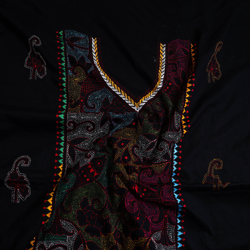 Kantha Embroidery Kurta Material