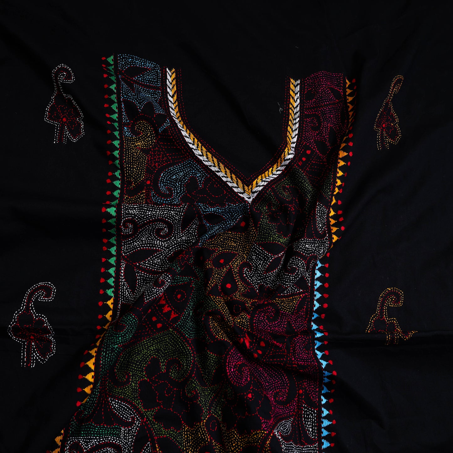 Kantha Embroidery Kurta Material