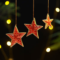 Star - Kashmir Handpainted Christmas Decor Ornament 29