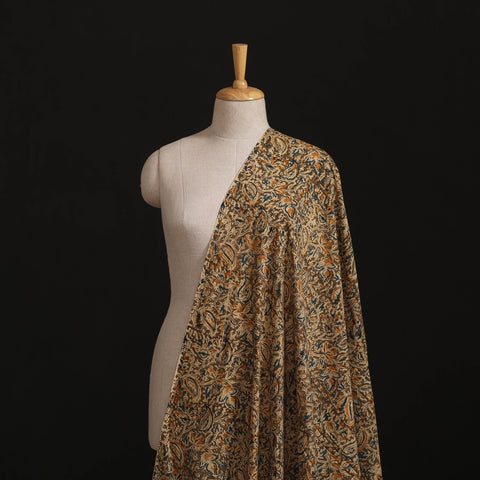 Pedana Kalamkari Hand Block Print Natural Dyed Cotton Fabric 04