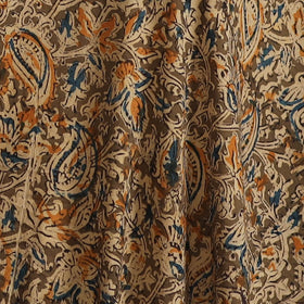 Pedana Kalamkari Hand Block Print Natural Dyed Cotton Fabric 04