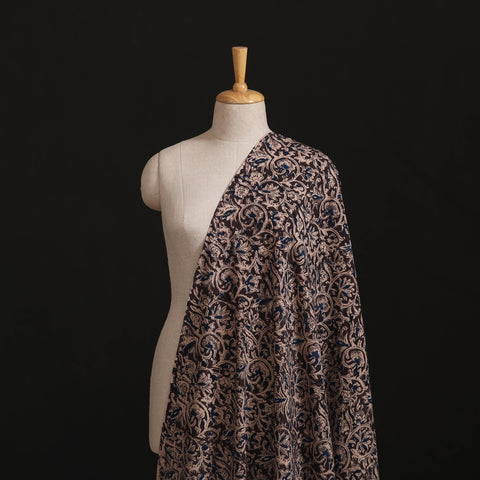 Pedana Kalamkari Hand Block Print Natural Dyed Cotton Fabric 05