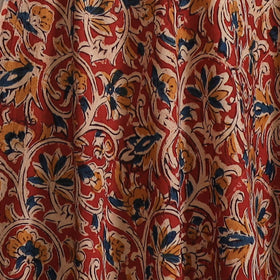 Pedana Kalamkari Hand Block Print Natural Dyed Cotton Fabric 06