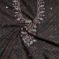 ajrakh kurta material