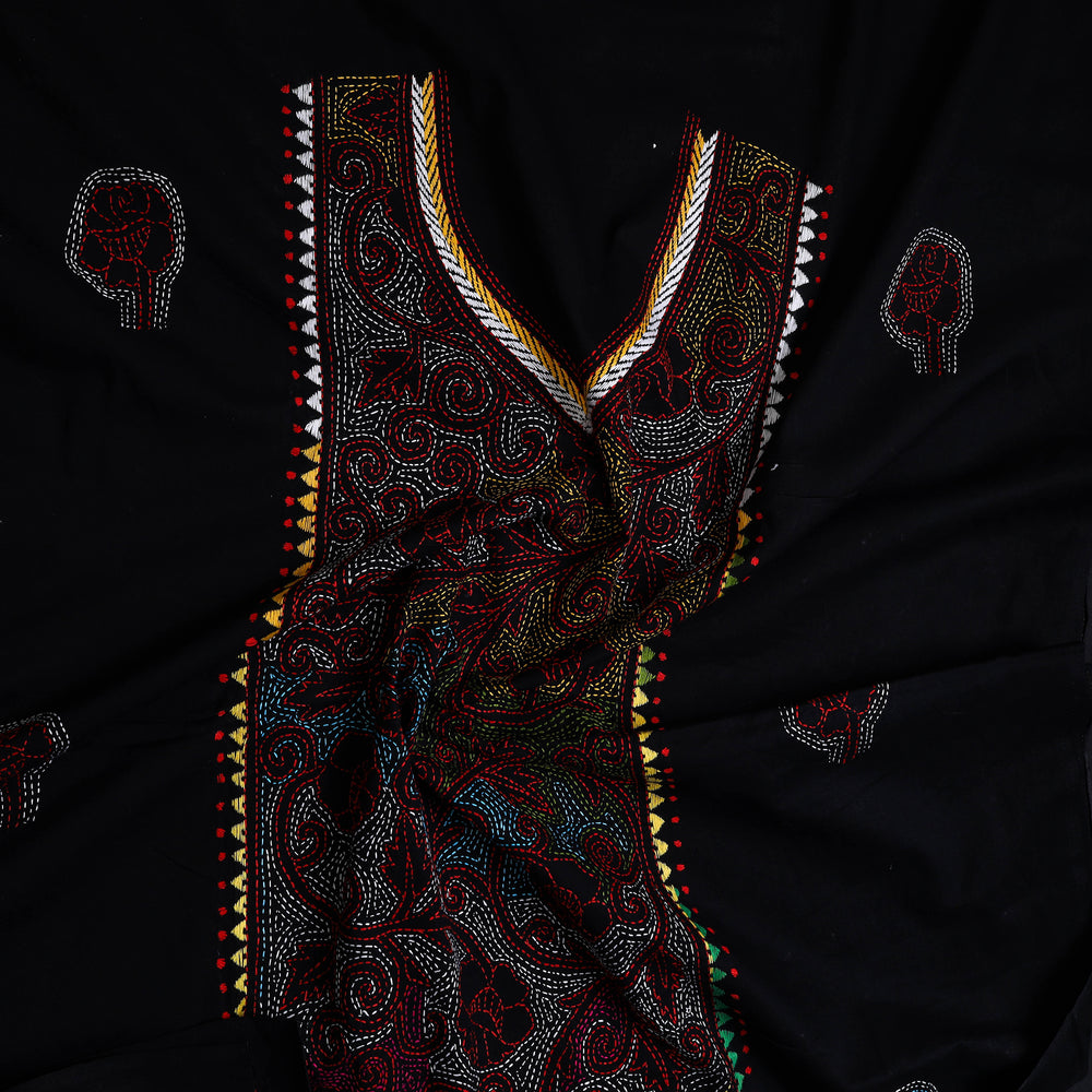 Kantha Embroidery Kurta Material