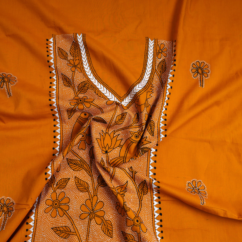 Kantha Embroidery Kurta Material