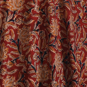 Pedana Kalamkari Hand Block Print Natural Dyed Cotton Fabric 13