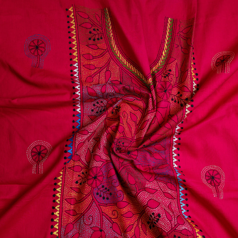 Kantha Embroidery Kurta Material