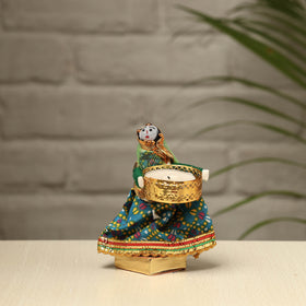  Rajasthani Puppet Couple Handmade Tealight Candle Holders (Set of 2) 