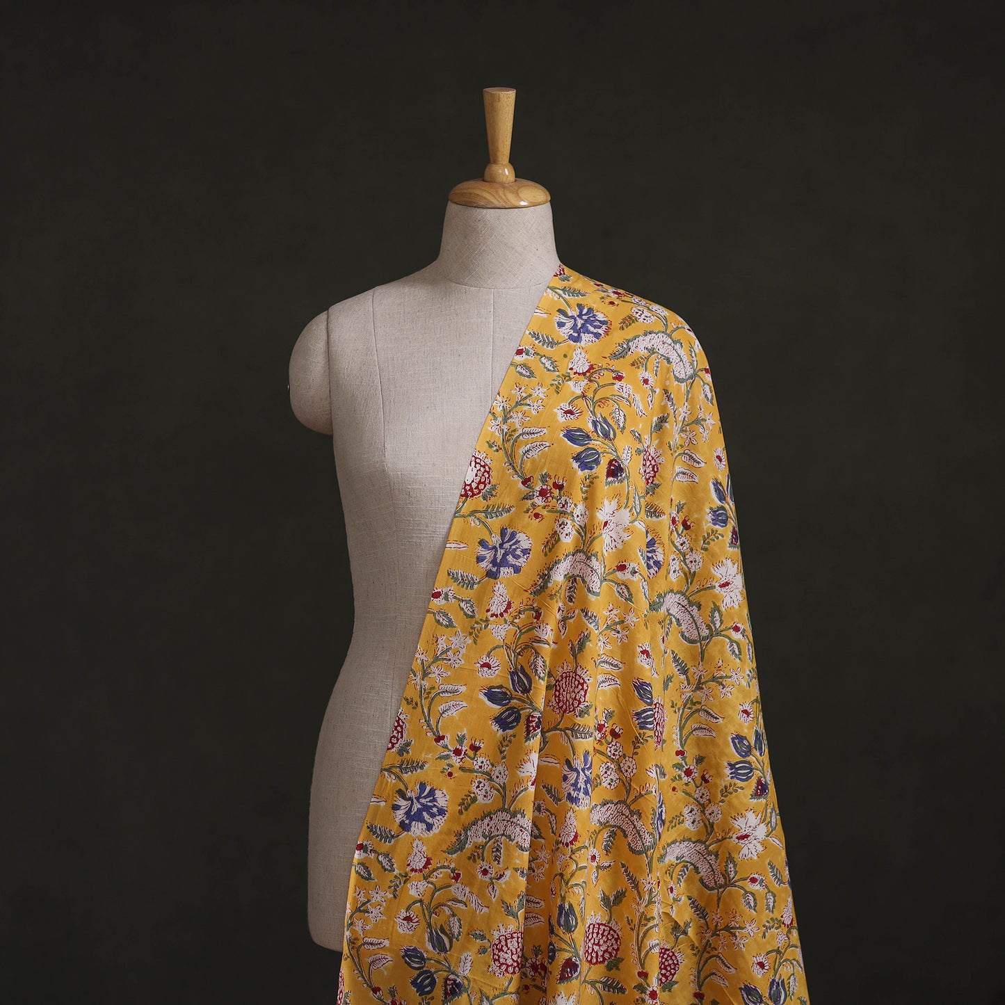 Sanganeri Hand Block Print Cotton Fabric 03