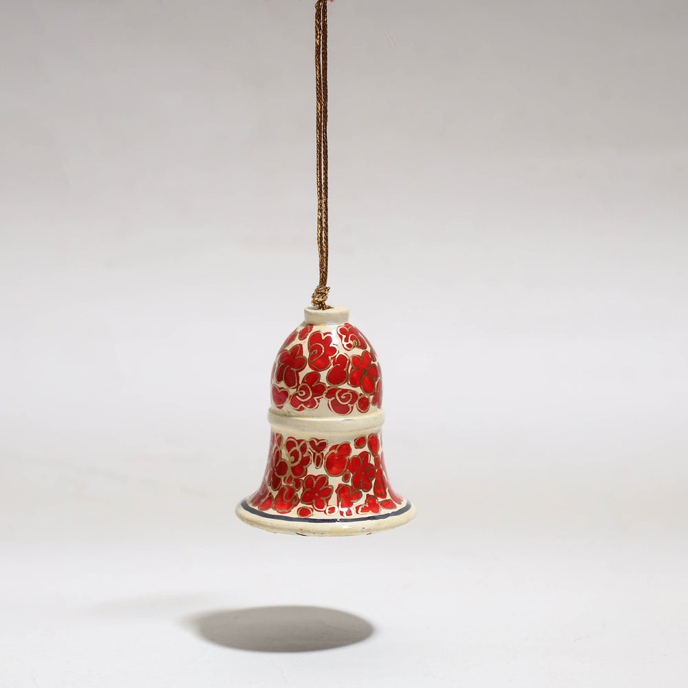 Bell - Kashmir Handpainted Christmas Decor Ornament 03