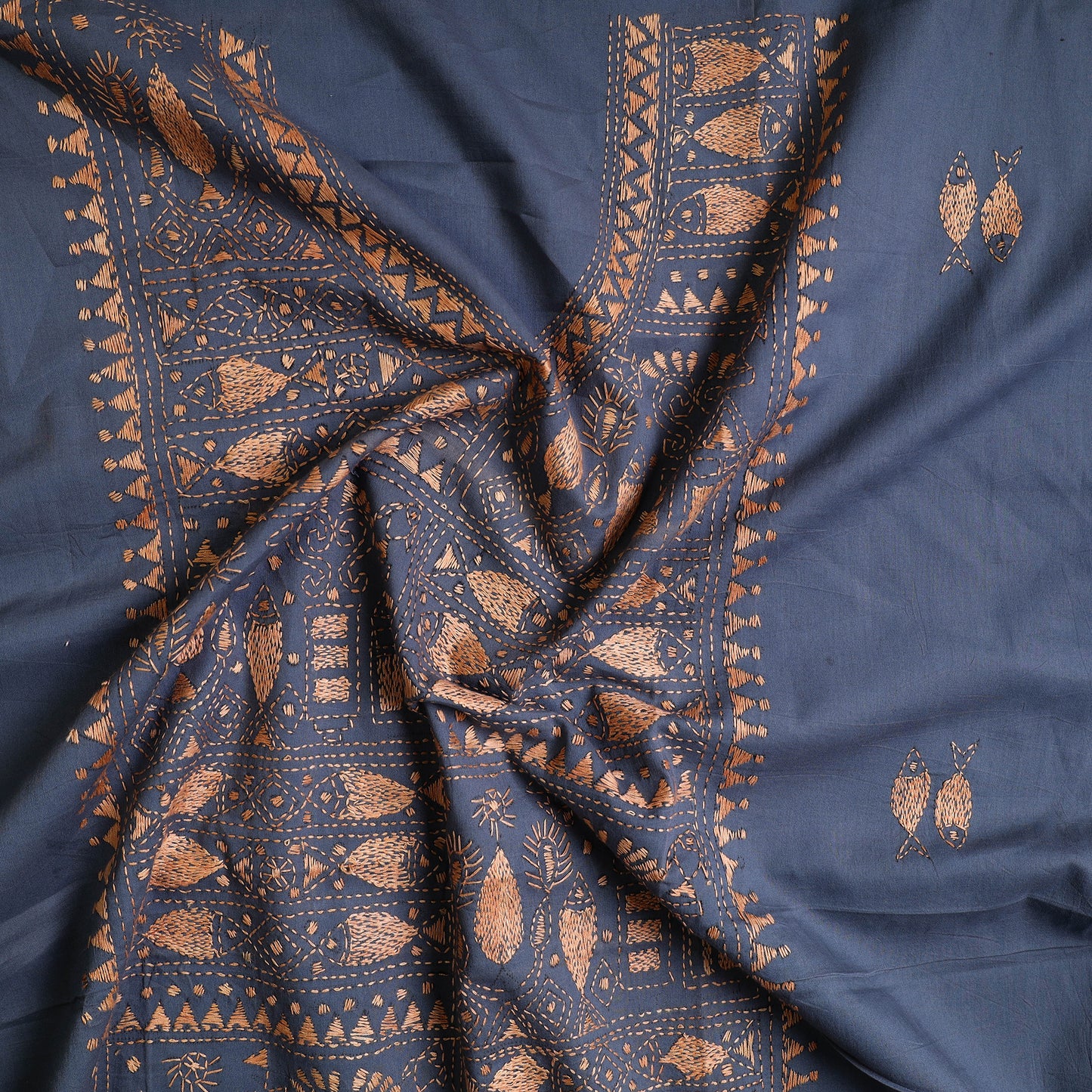 Kantha Embroidery Kurta Material