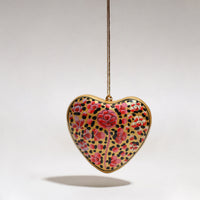 Heart - Kashmir Handpainted Christmas Decor Ornament 56