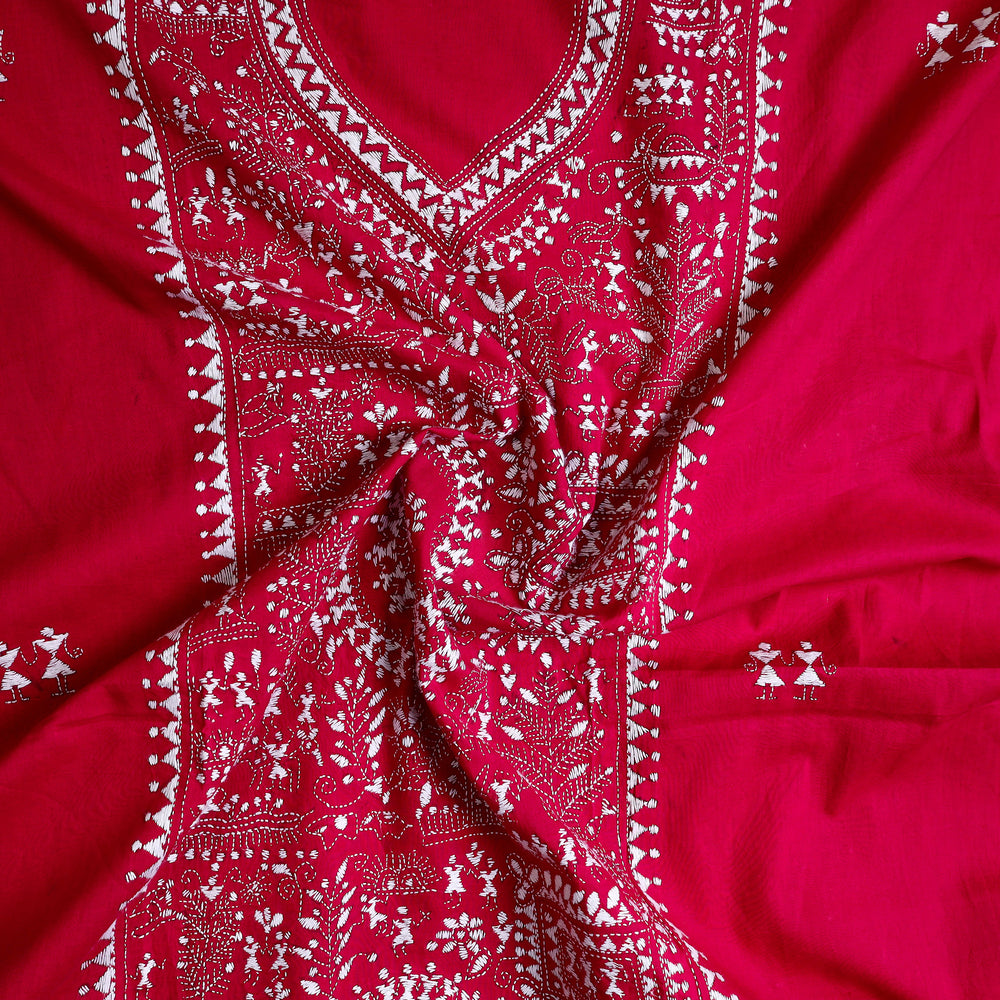 Kantha Embroidery Kurta Material