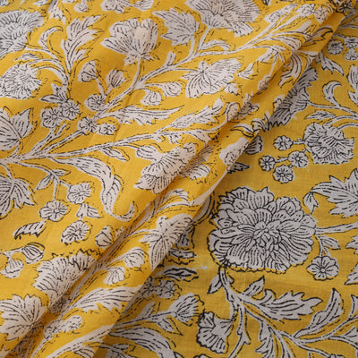 Sanganeri Hand Block Print Cotton Fabric 05