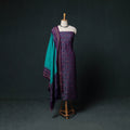 Sambalpuri Ikat Handloom Cotton 3pc Unstitched Dress Material Suit Set 01
