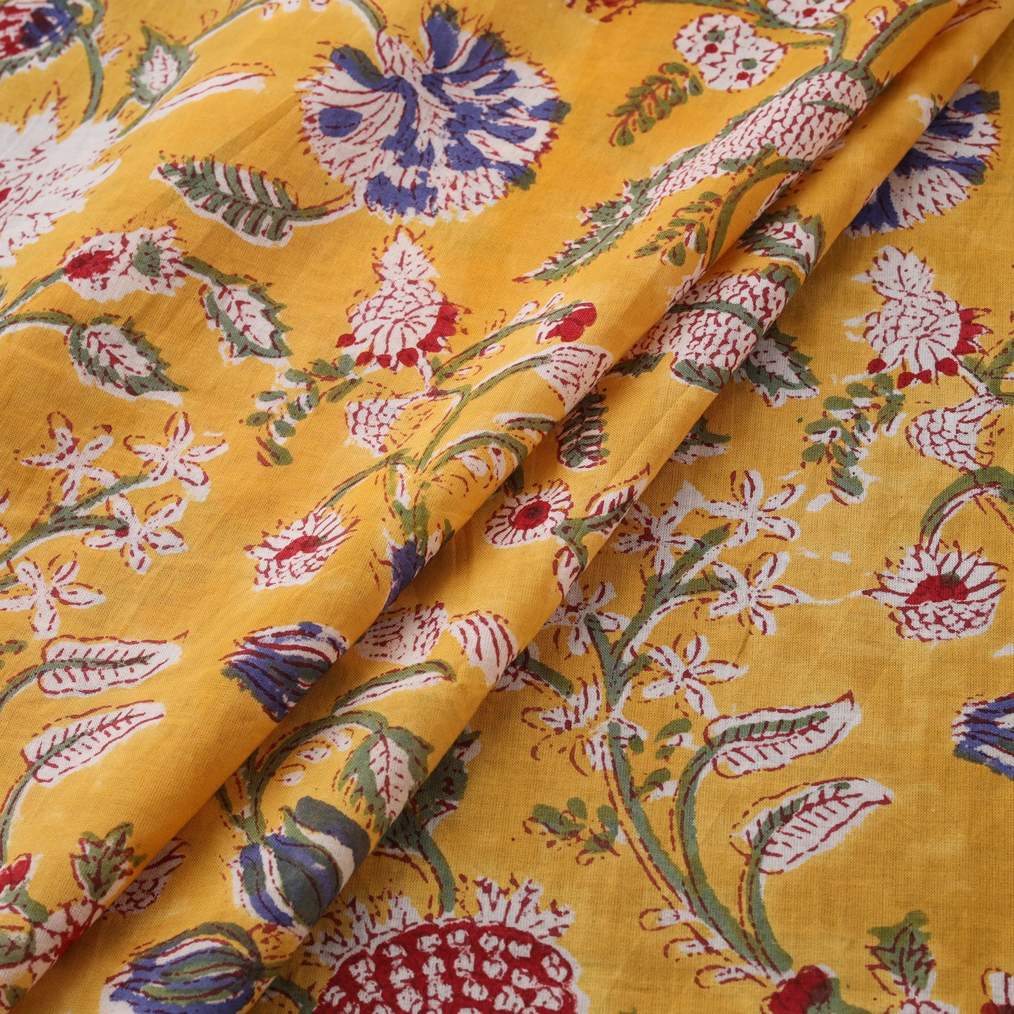 Sanganeri Hand Block Print Cotton Fabric 03
