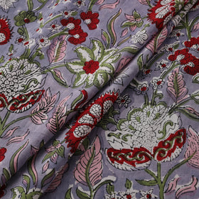 Sanganeri Hand Block Print Cotton Fabric 01