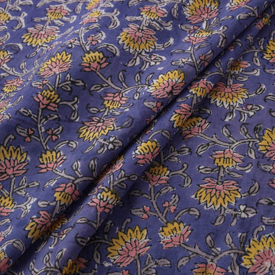 Sanganeri Hand Block Print Cotton Fabric 04