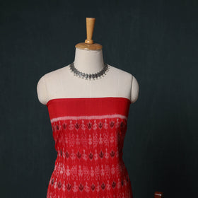Sambalpuri Ikat Handloom Cotton 3pc Unstitched Dress Material Suit Set 03