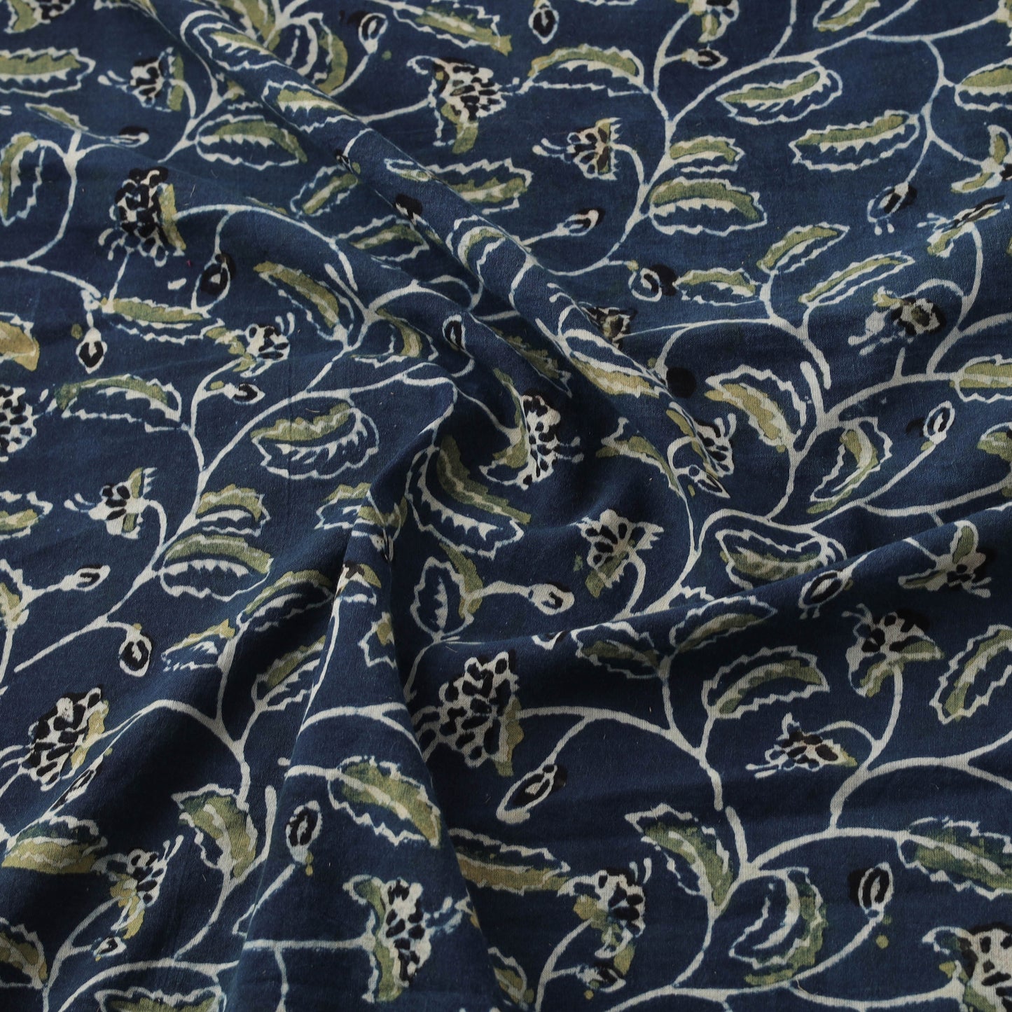 Ajrakh Hand Block Print Natural Dyed Cotton Fabric 20