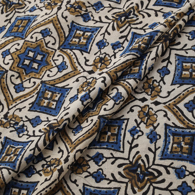 Ajrakh Hand Block Print Natural Dyed Cotton Fabric 27