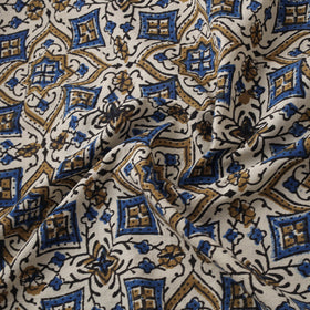 Ajrakh Hand Block Print Natural Dyed Cotton Fabric 27