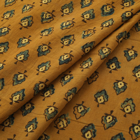 Ajrakh Hand Block Print Natural Dyed Cotton Fabric 26
