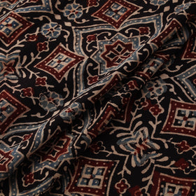 Ajrakh Hand Block Print Natural Dyed Cotton Fabric 28