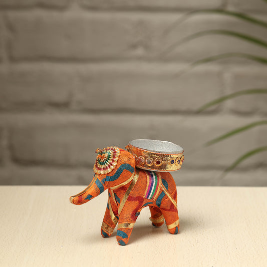 Rajasthani Elephant Handmade Tealight Candle Holder