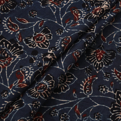 Ajrakh Hand Block Print Natural Dyed Cotton Fabric 19