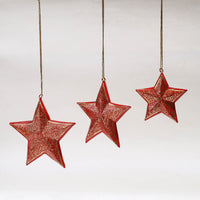 Star - Kashmir Handpainted Christmas Decor Ornament 19