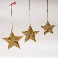 Star - Kashmir Handpainted Christmas Decor Ornament 22