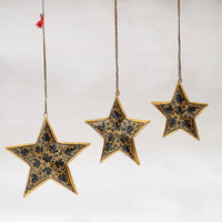 Star - Kashmir Handpainted Christmas Decor Ornament 25