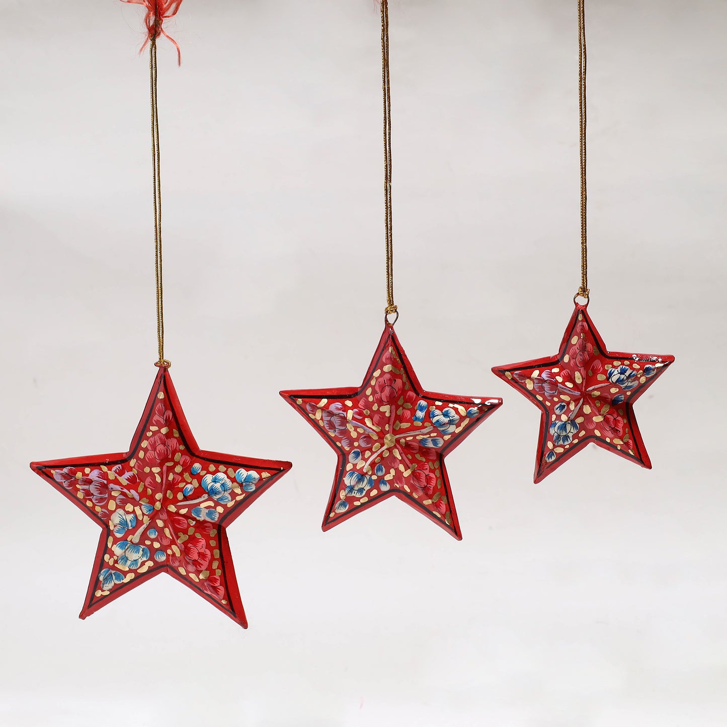 Star - Kashmir Handpainted Christmas Decor Ornament 26