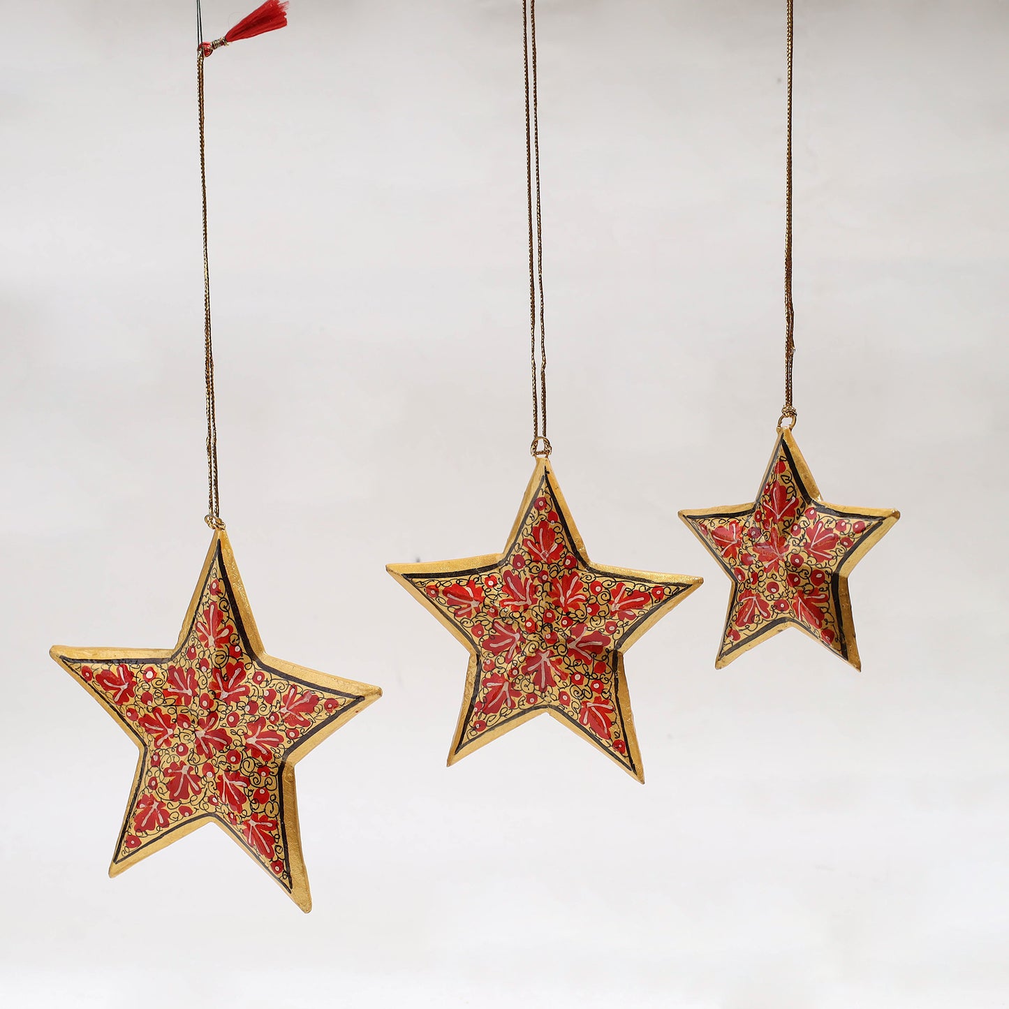 Star - Kashmir Handpainted Christmas Decor Ornament 27