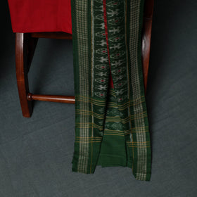 Sambalpuri Ikat Handloom Cotton 3pc Unstitched Dress Material Suit Set 12