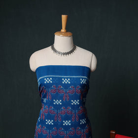 Sambalpuri Ikat Handloom Cotton 3pc Unstitched Dress Material Suit Set 13