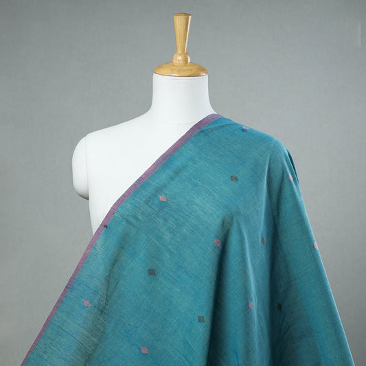 Green - Godavari Jamdani Buta Pure Handloom Cotton Fabric