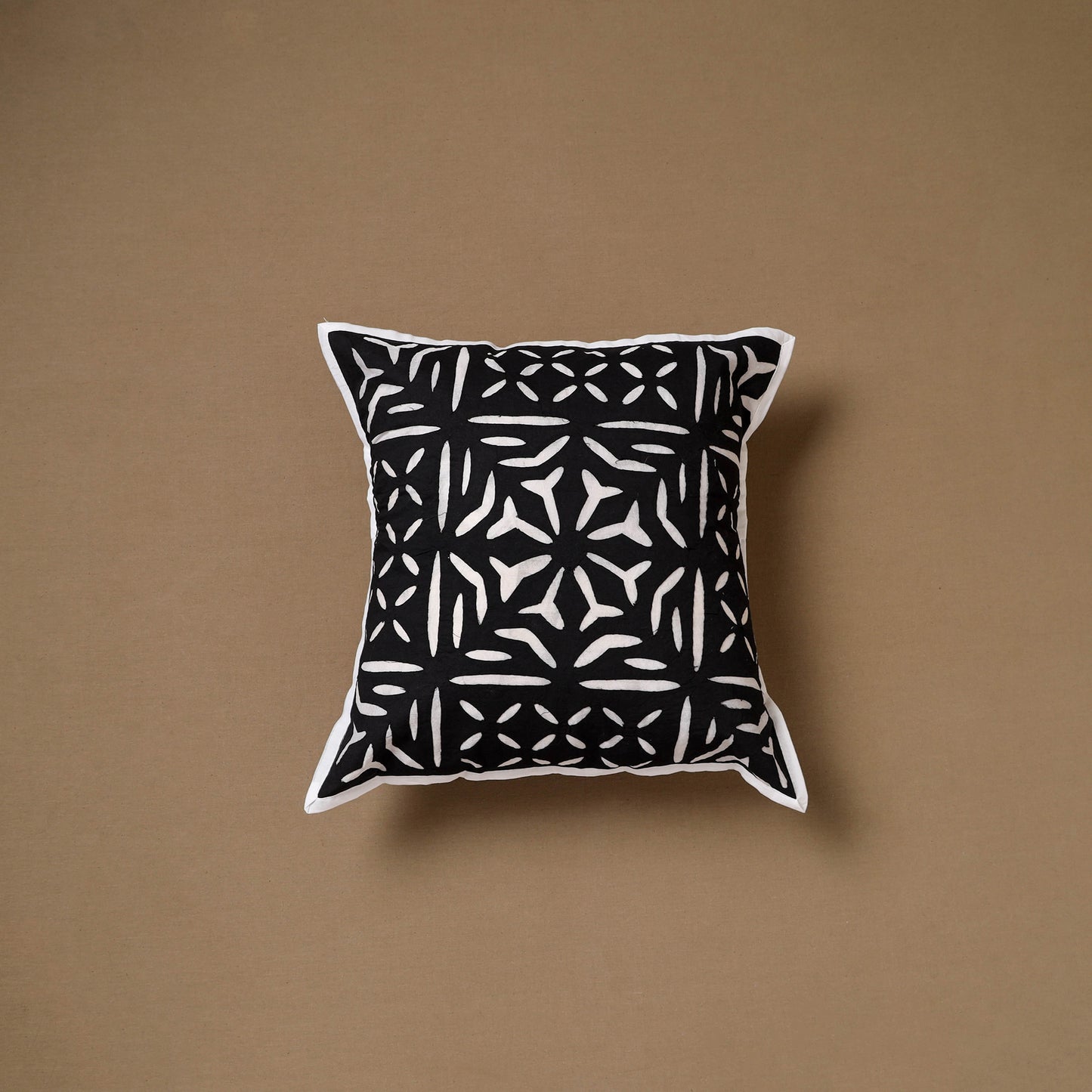 Barmer Applique Cutwork Cushion Cover (16 x 16 in) 24