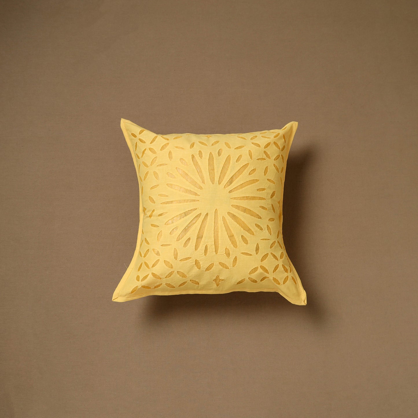Barmer Applique Cutwork Cushion Cover (16 x 16 in) 21