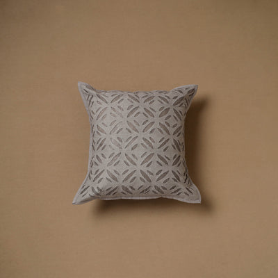Barmer Applique Cutwork Cushion Cover (16 x 16 in) 19