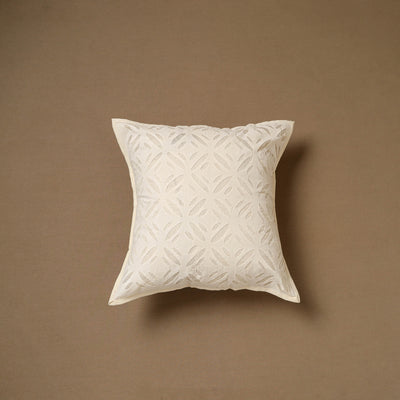 Barmer Applique Cutwork Cushion Cover (16 x 16 in) 18