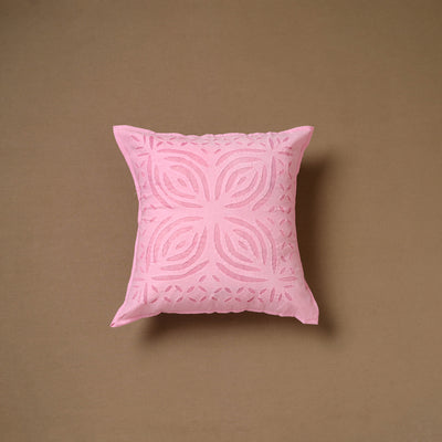 Barmer Applique Cutwork Cushion Cover (16 x 16 in) 16